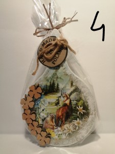 Deska drewniana ozdobna decoupage 8