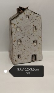Kamieniczka ceramiczna biała 