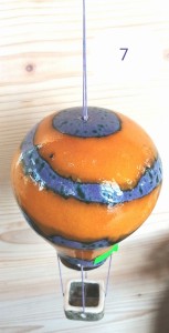 Balon ceramiczny rękodzieło 
