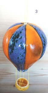 Balon ceramiczny rękodzieło większy 
