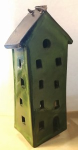 Kamieniczka ceramiczna /Świecznik 