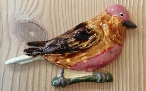 Ptaszek ceramiczny Makolągwa