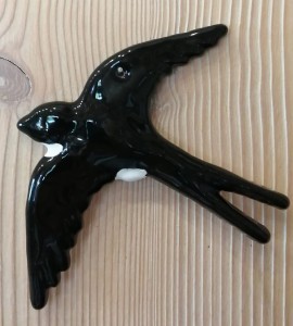 Jaskółka ceramiczna mała 