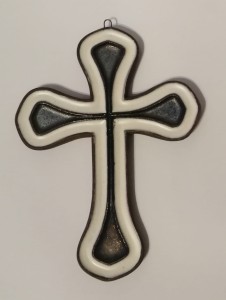 Krzyż ceramiczny 