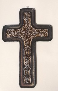 Krzyż ceramiczny wiszący 1