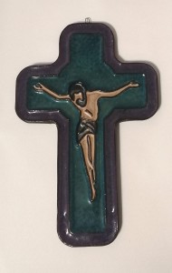 Krzyż ceramiczny wiszący 2