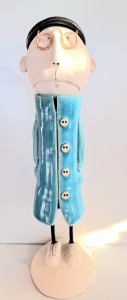 Figurka ceramiczna mężczyzna 